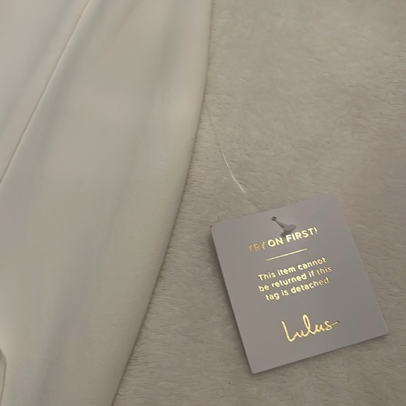 Lulus Eternally Beloved off the shoulder wedding gown XS - Picture 13 of 14